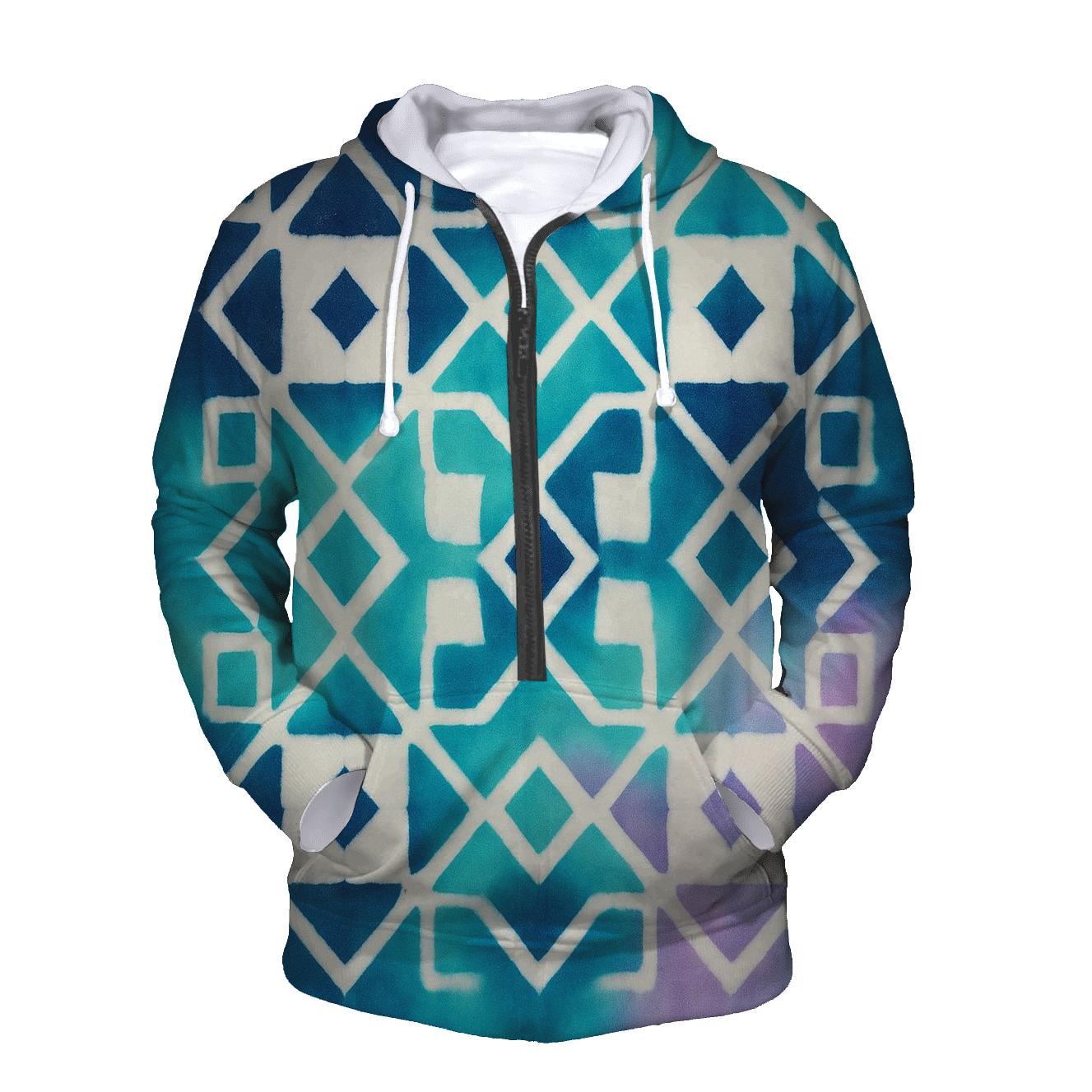 Aurora Itajime Clamp Grid designer hoodies