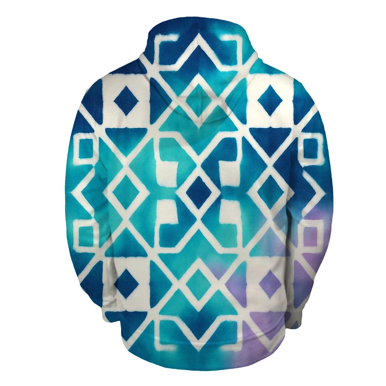 Aurora Itajime Clamp Grid designer hoodies