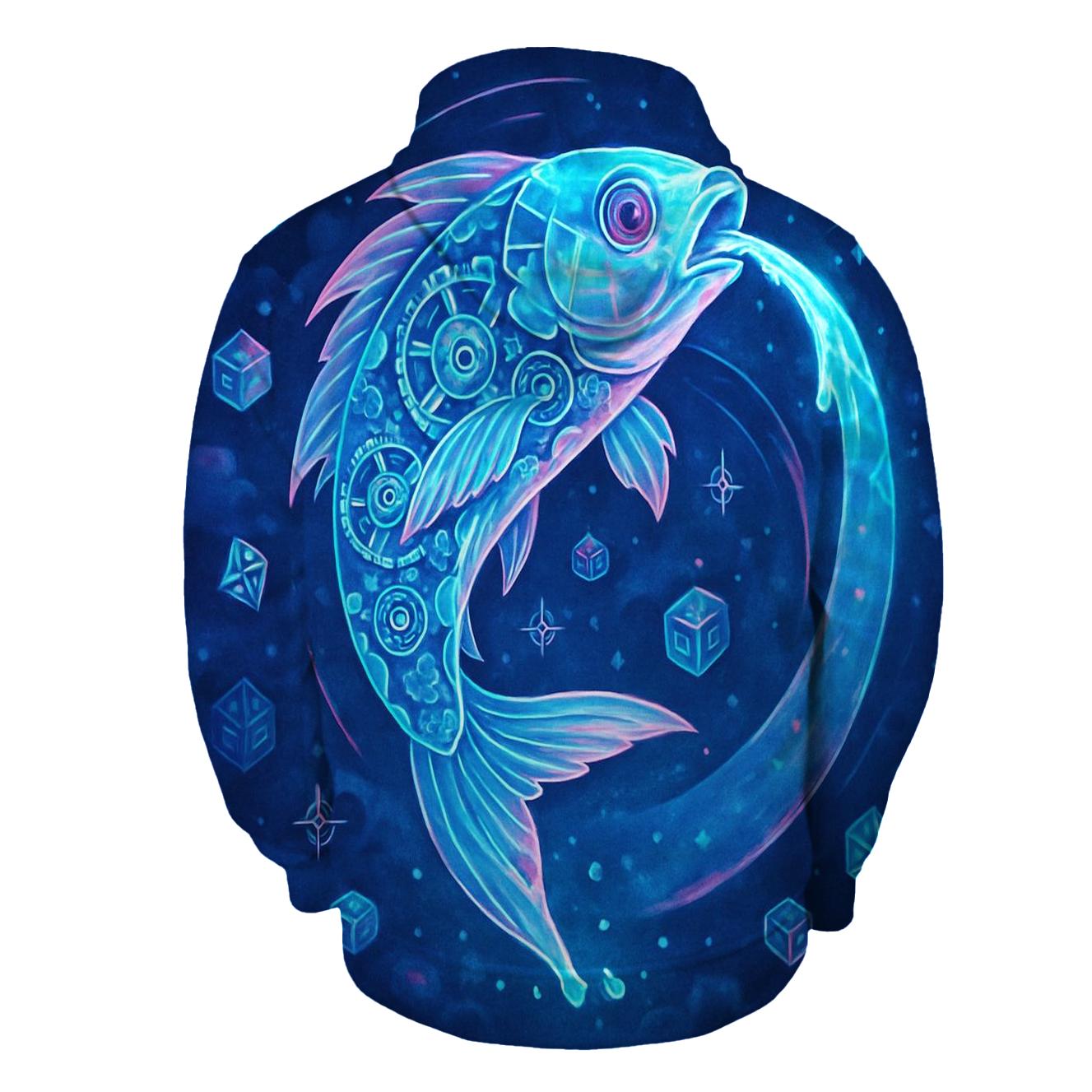 Clockwork Koi Dream Forge heavyweight hoodies