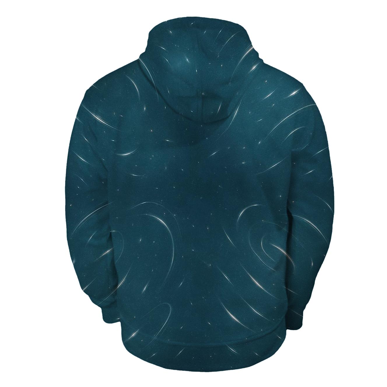 Gravitational Lens Arc Tapestry zip-up hoodies