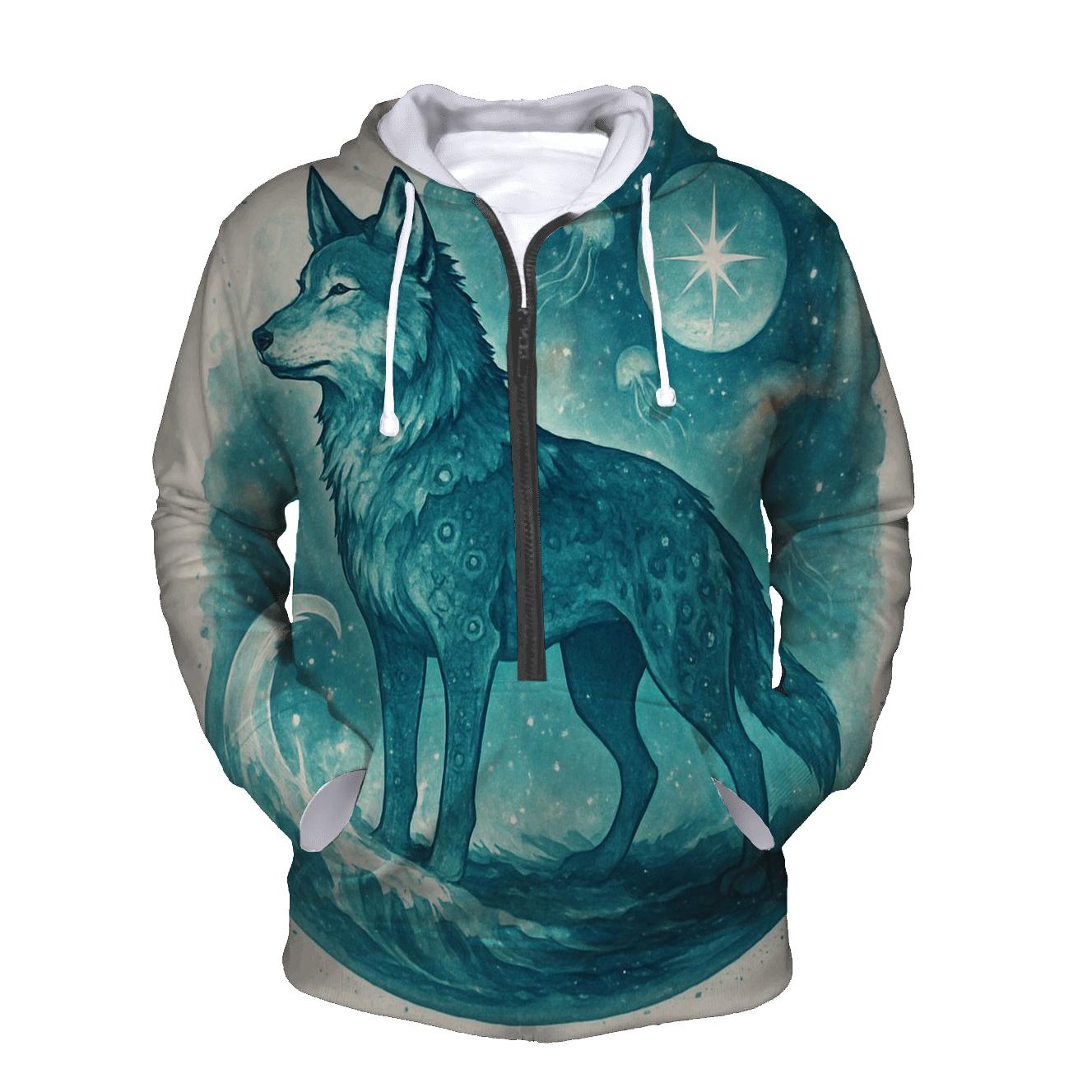 Mariner Wolf Of The Celestial Tides premium hoodies