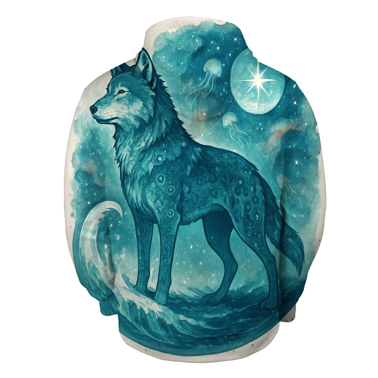 Mariner Wolf Of The Celestial Tides premium hoodies