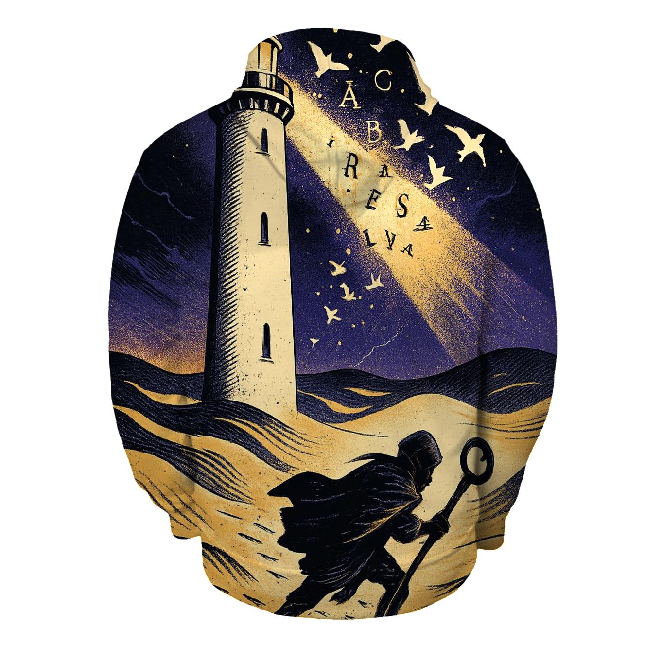 Desert Lighthouse Of Floating Letters hoodie designs