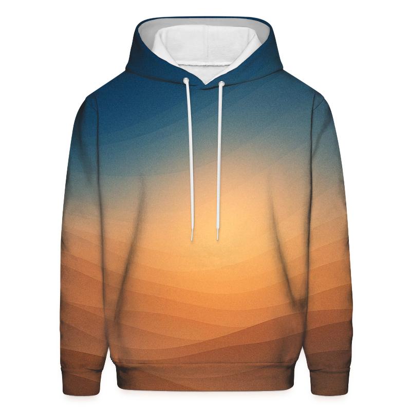 Cobalt Sandstorm Bloom heavyweight hoodies