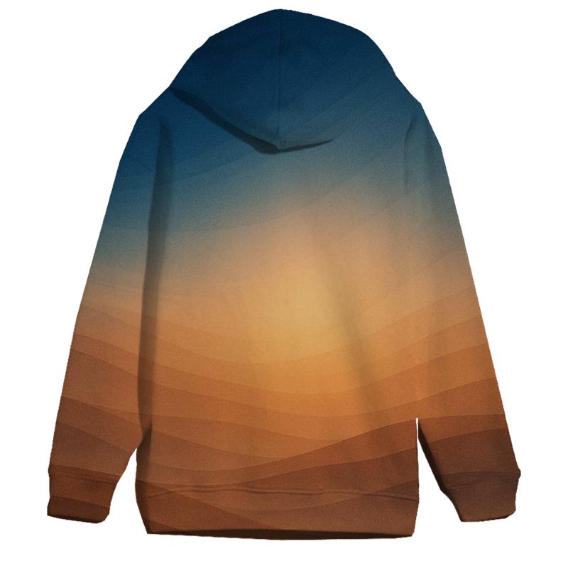 Cobalt Sandstorm Bloom heavyweight hoodies