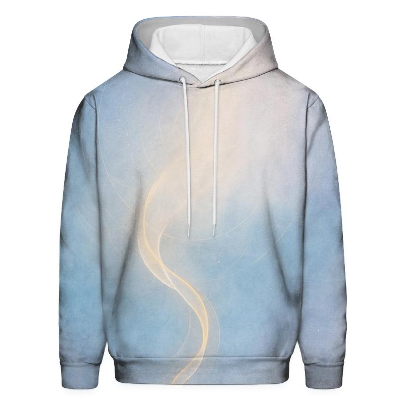 Breathlight Spiral Veil printed hoodies