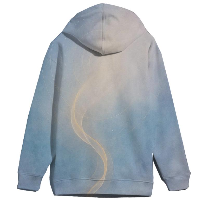 Breathlight Spiral Veil printed hoodies