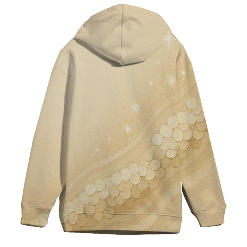 Champagne Sequin Tide lightweight hoodies