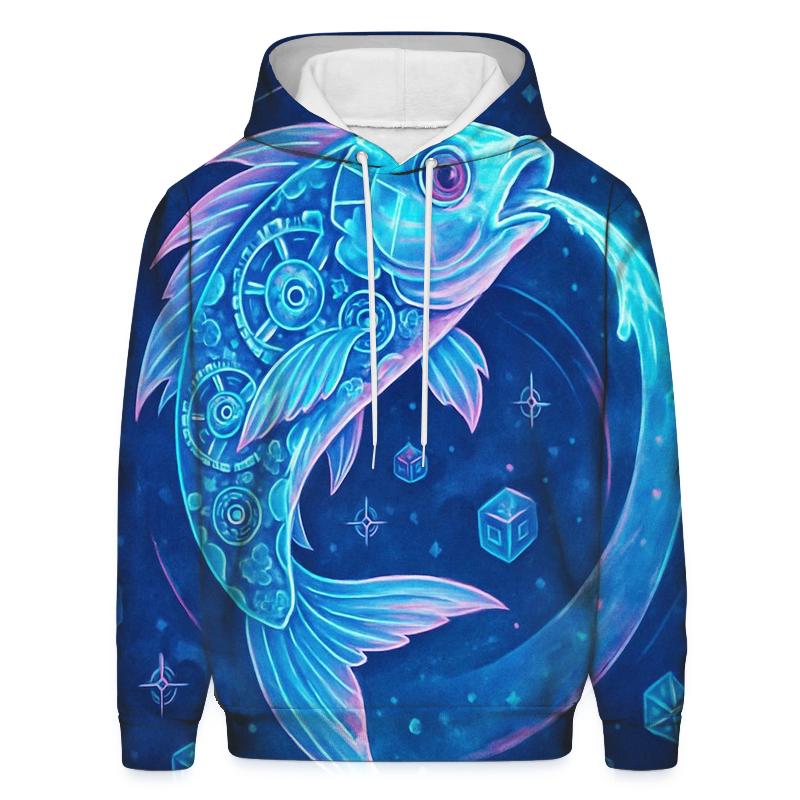 Clockwork Koi Dream Forge premium hoodies