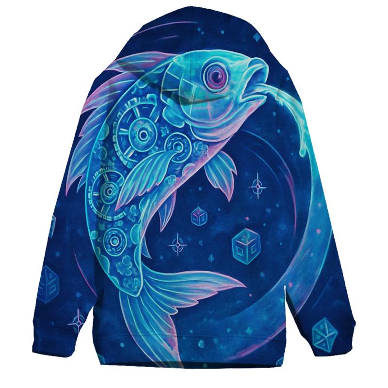 Clockwork Koi Dream Forge premium hoodies