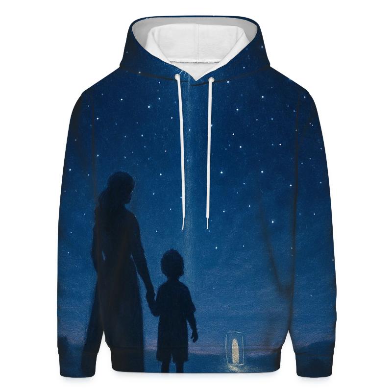 The North Star Promise: The Love That Brings You Home graphic hoodies