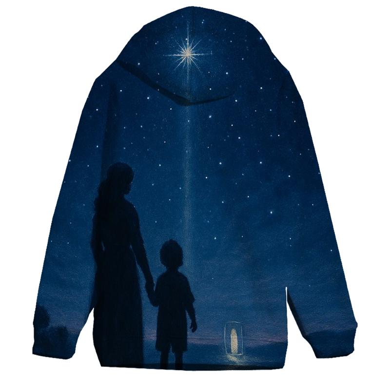 The North Star Promise: The Love That Brings You Home graphic hoodies