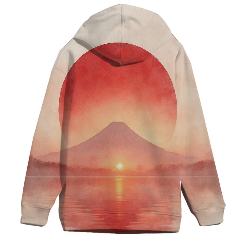 Japan Dawn Mirror Flag designer hoodies