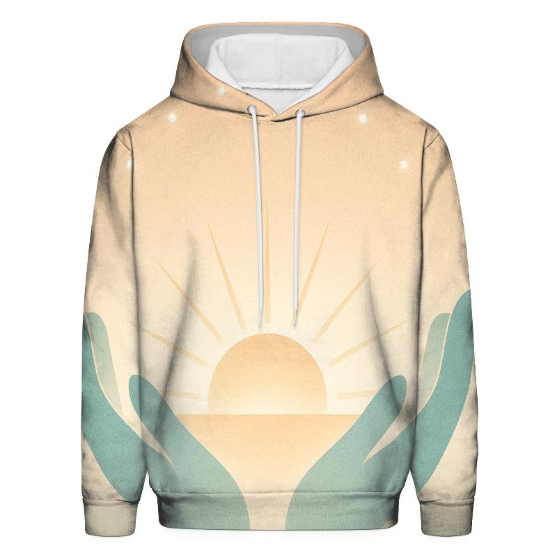 Hands Of Dawn Horizon heavyweight hoodies