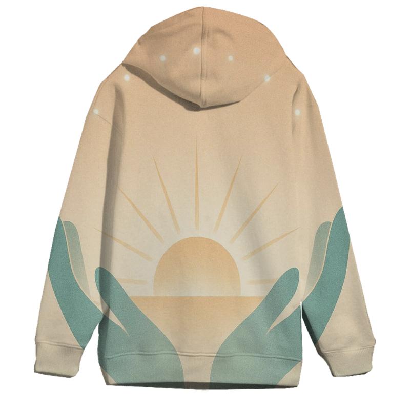 Hands Of Dawn Horizon heavyweight hoodies