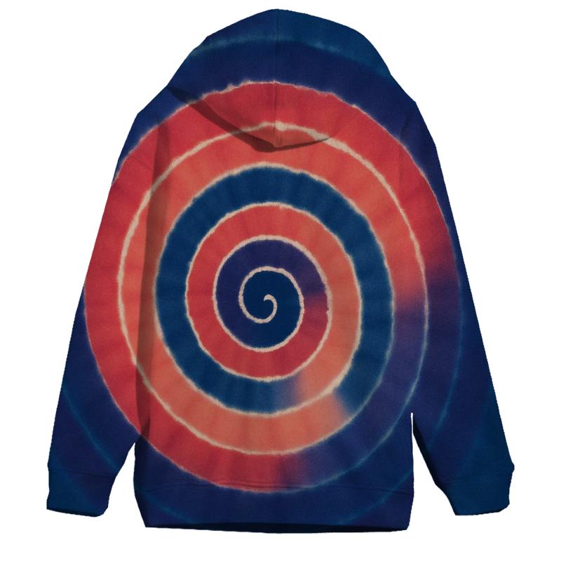 Eclipse Overdye Spiral Bullseye lightweight hoodies