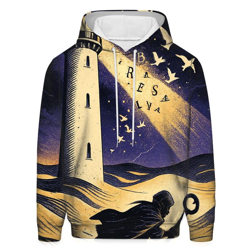 Desert Lighthouse Of Floating Letters pullover hoodies