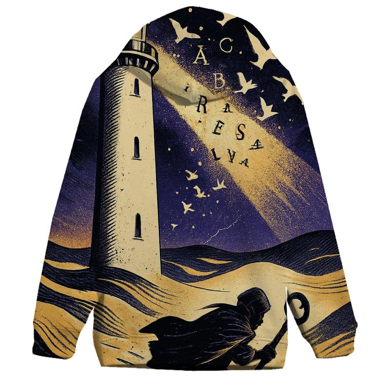 Desert Lighthouse Of Floating Letters pullover hoodies
