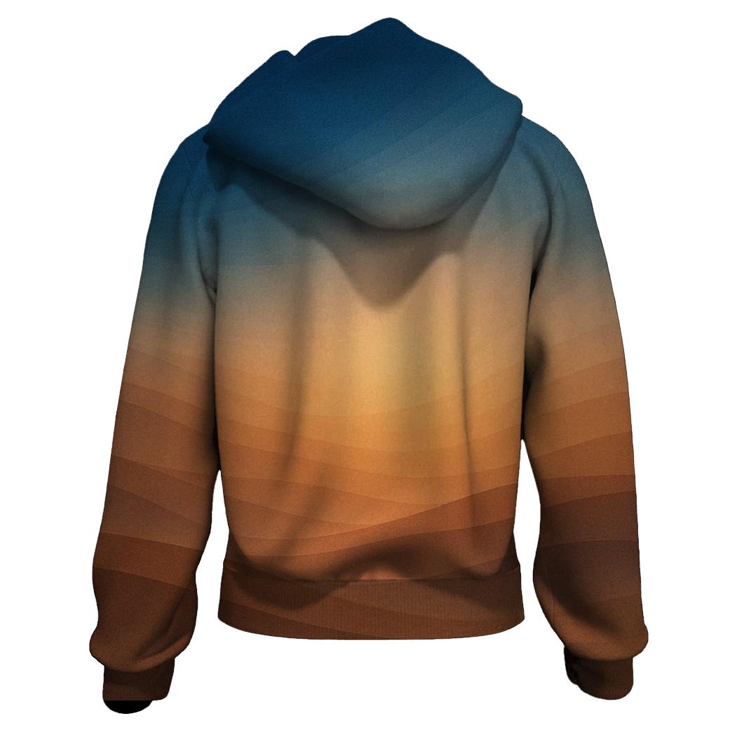 Cobalt Sandstorm Bloom hoodie designs