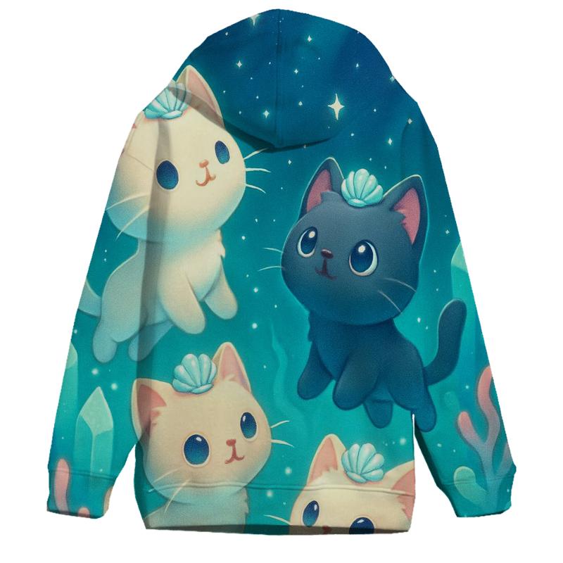 Crystal Reef Starwatch Kittens designer hoodies