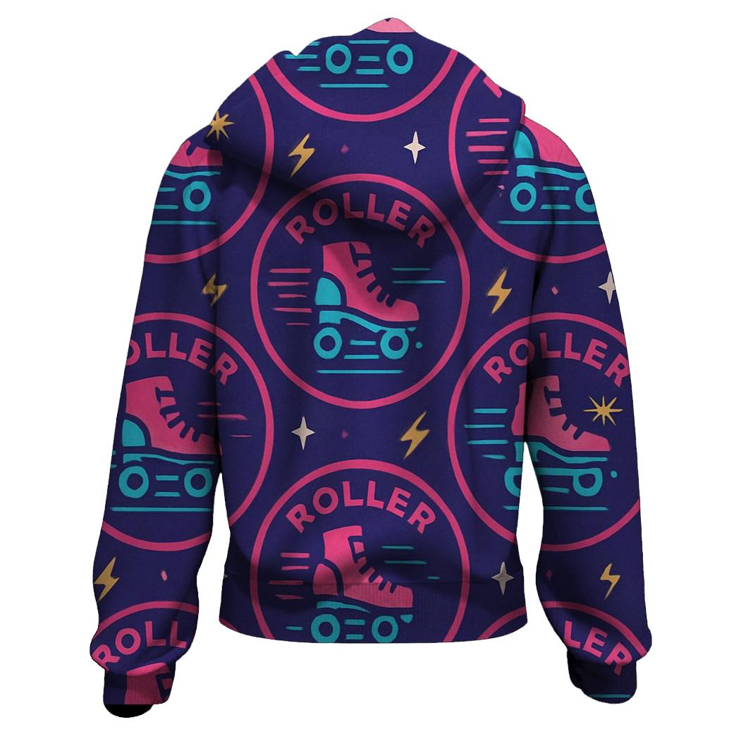 Laser Roller Rink Badges lightweight hoodies