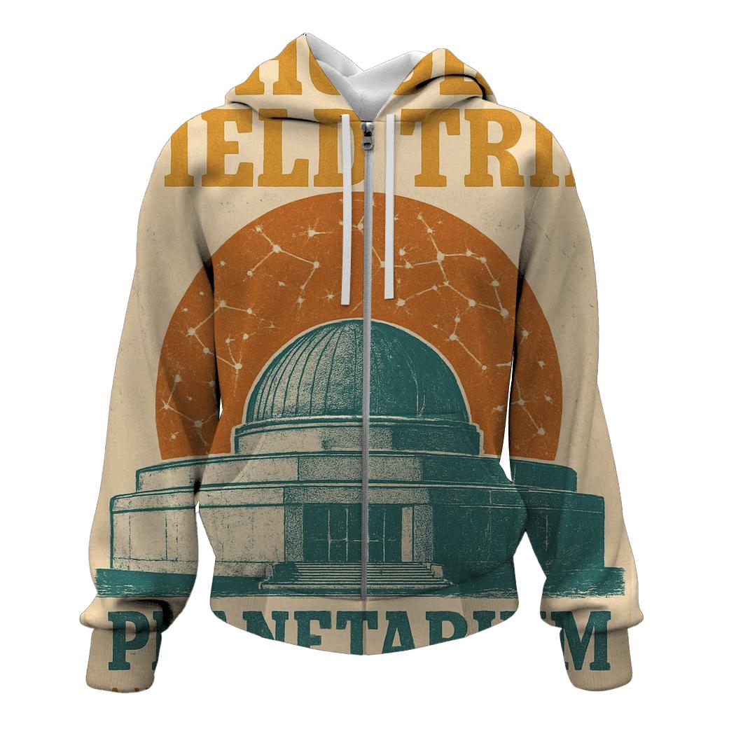 Worn Planetarium Field Trip Poster designer hoodies