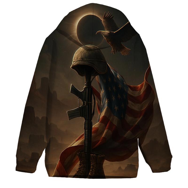 Desert Eclipse Standard Of The Fallen printed hoodies