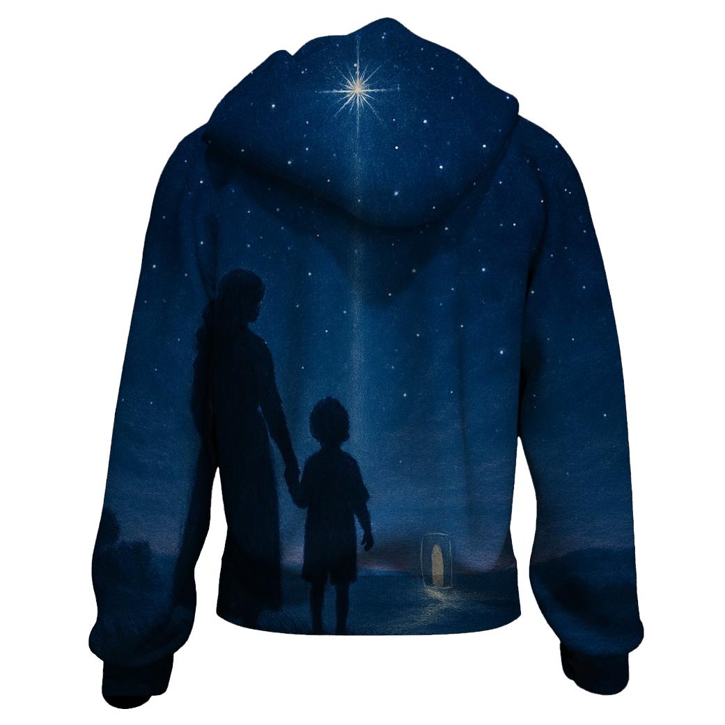 The North Star Promise: The Love That Brings You Home lightweight hoodies