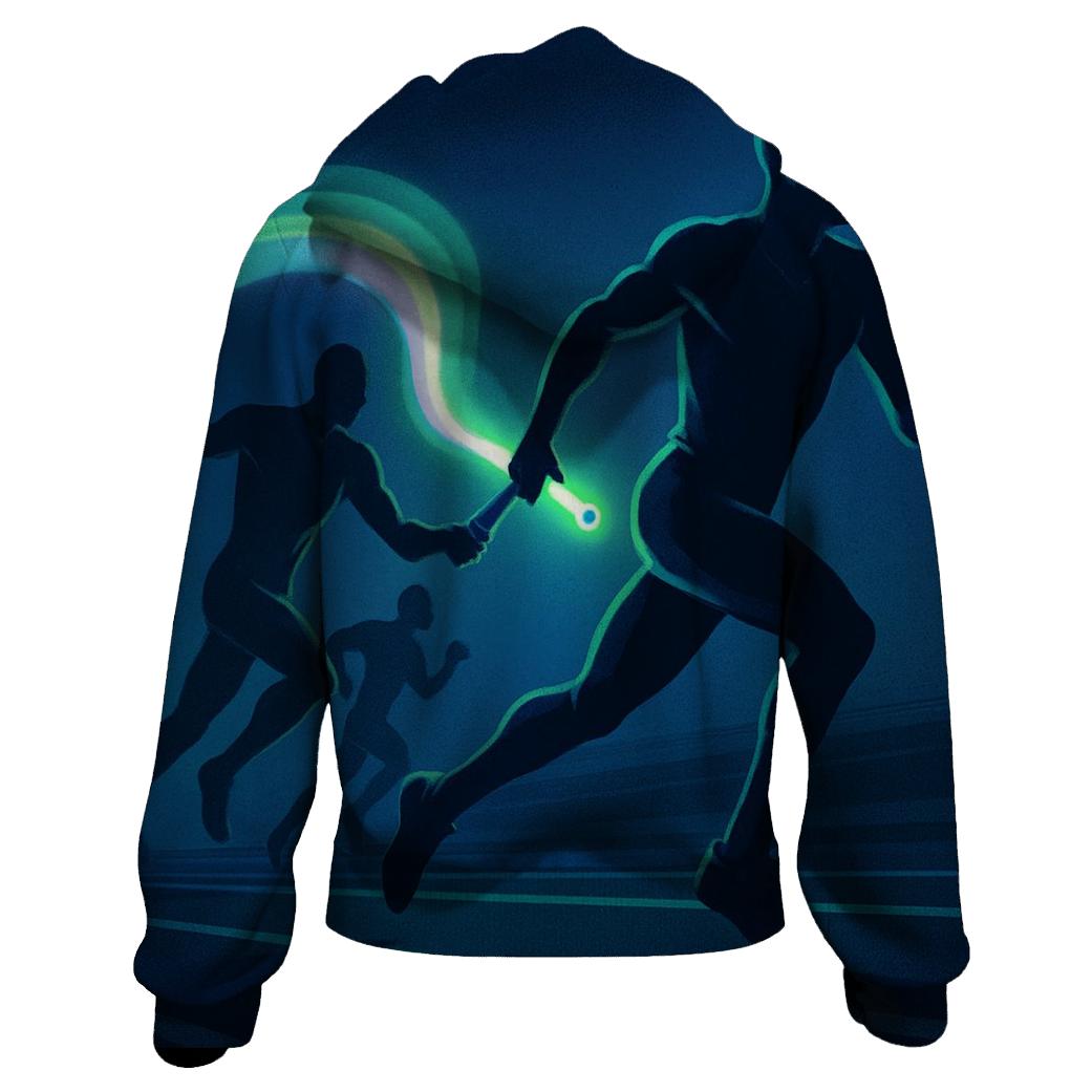 Aurora Sprint Relay heavyweight hoodies