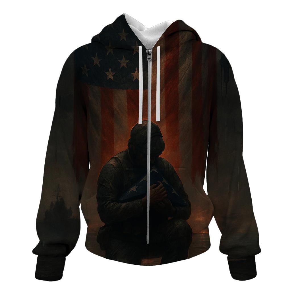 Harbor Vigil Under The Tattered Stars pullover hoodies