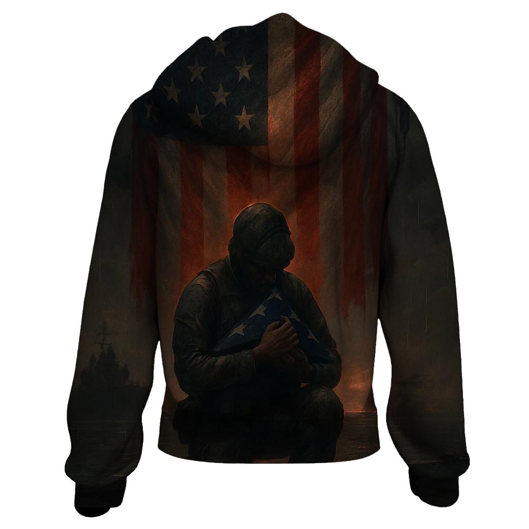 Harbor Vigil Under The Tattered Stars pullover hoodies