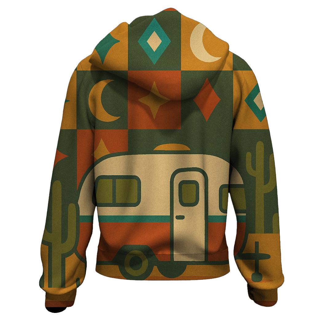 Cosmic Camper Patchwork hoodies fashion