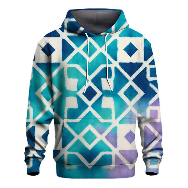 Aurora Itajime Clamp Grid hoodie styles