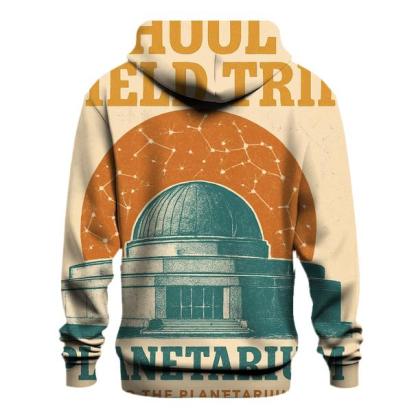 Worn Planetarium Field Trip Poster printed hoodies