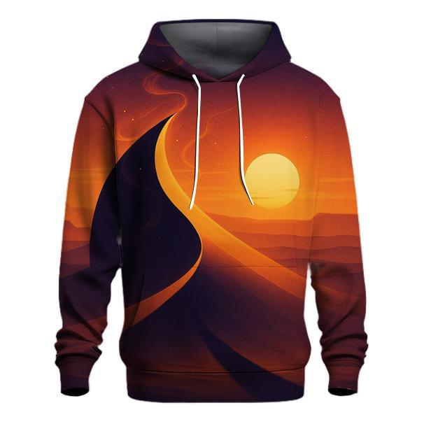 Whispering Dune Sundial designer hoodies