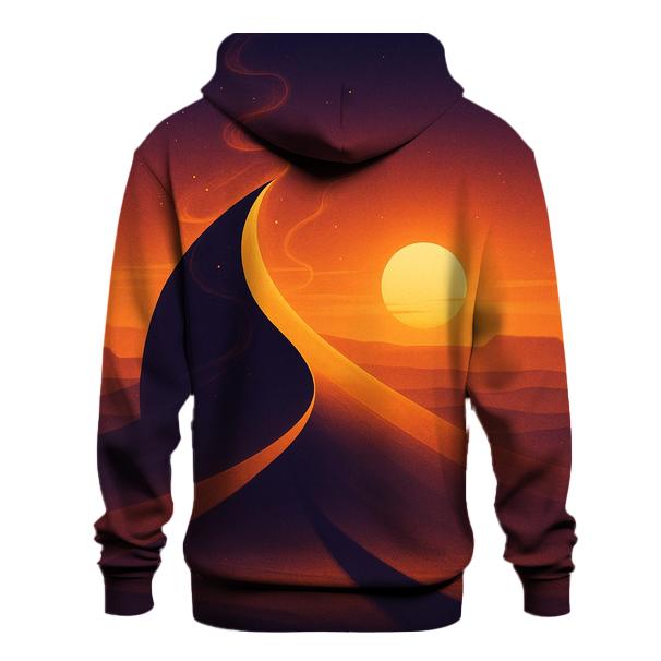 Whispering Dune Sundial designer hoodies