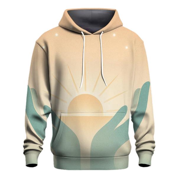 Hands Of Dawn Horizon zip-up hoodies