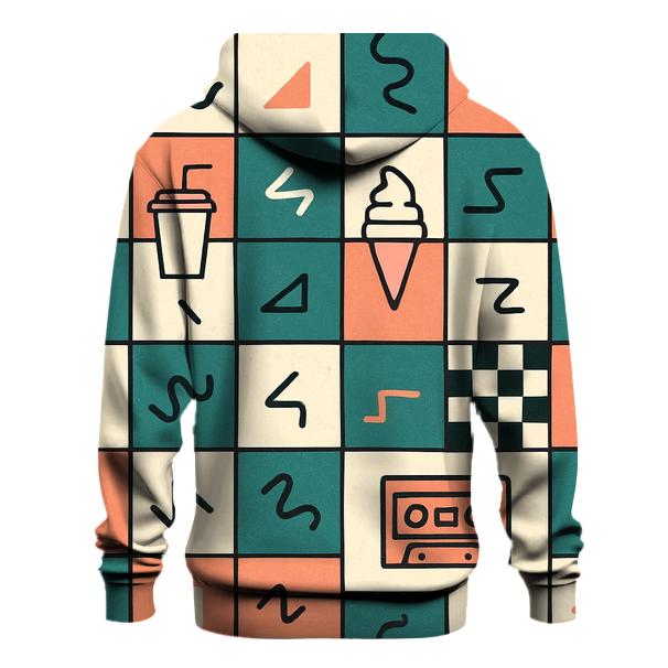 Mall Food Court Neon Tiles hoodie trends