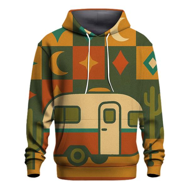 Cosmic Camper Patchwork zip-up hoodies