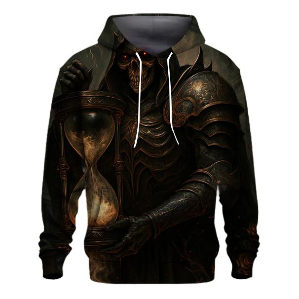 The Obsidian Hourglass Warden zip-up hoodies