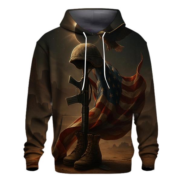 Desert Eclipse Standard Of The Fallen zip-up hoodies