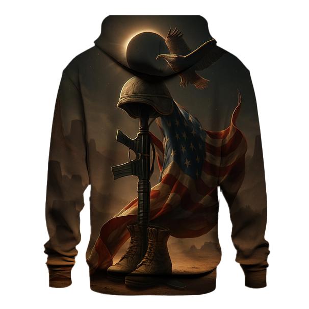 Desert Eclipse Standard Of The Fallen zip-up hoodies
