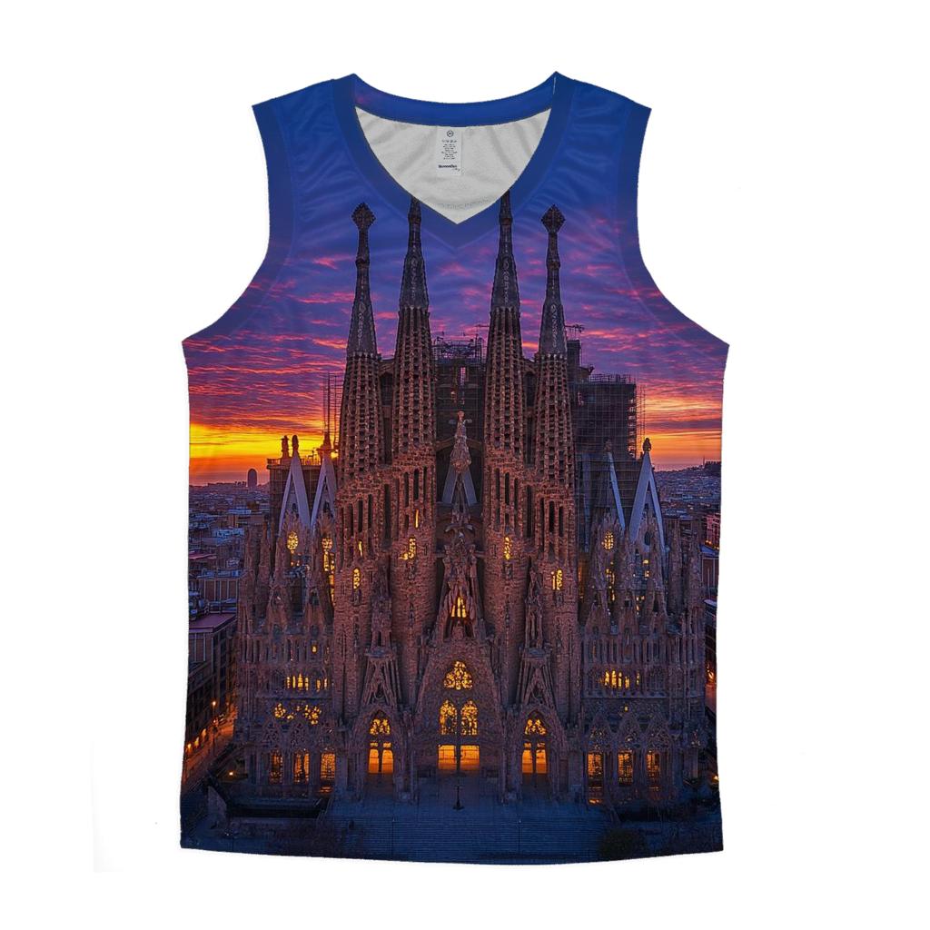 Sagrada Familia - Barcelona cotton sleeveless tops