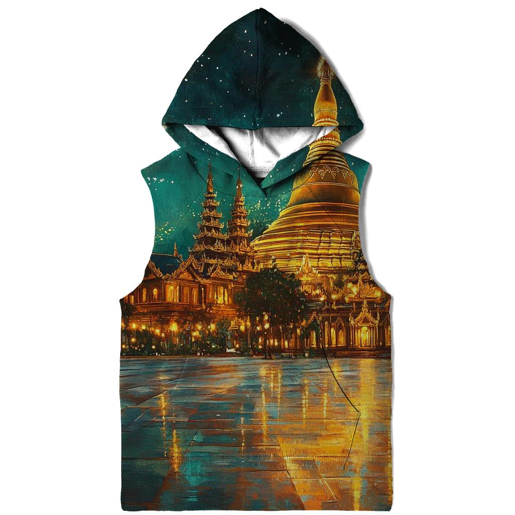 Shwedagon Pagoda - Yangon lightweight hoodies