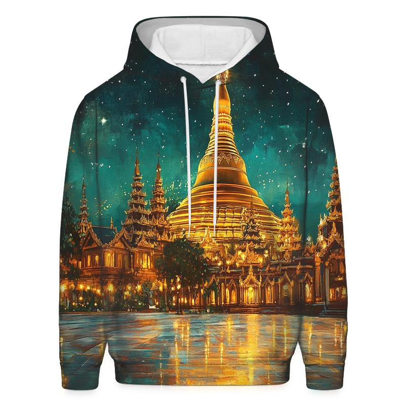 Shwedagon Pagoda - Yangon designer hoodies