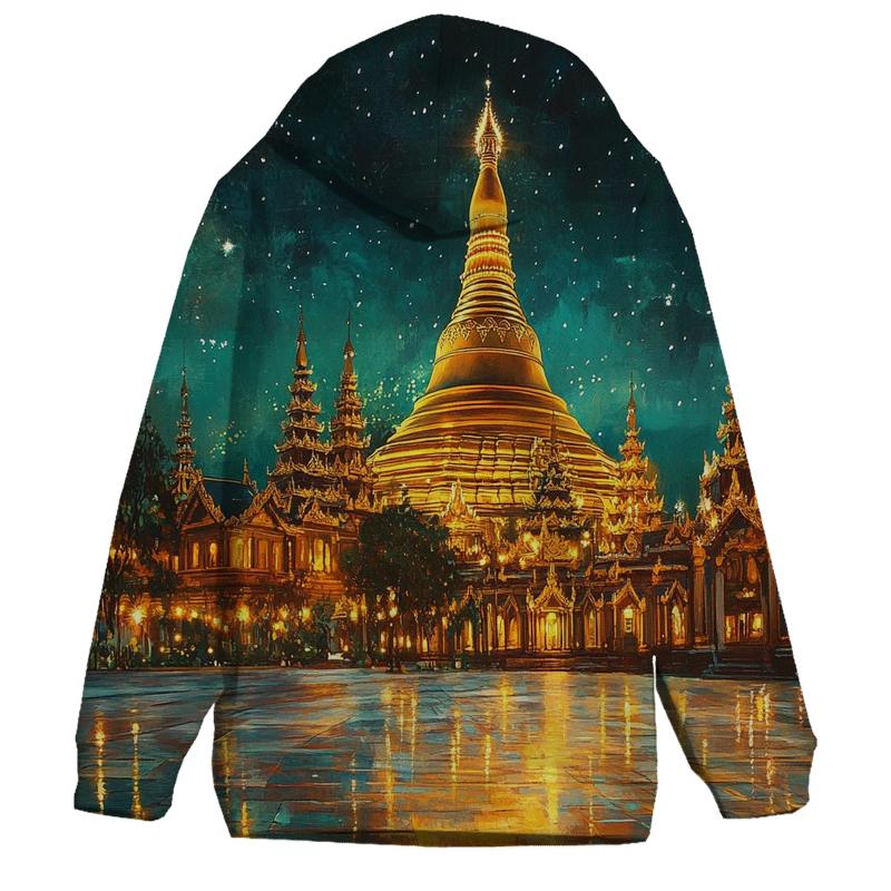 Shwedagon Pagoda - Yangon designer hoodies