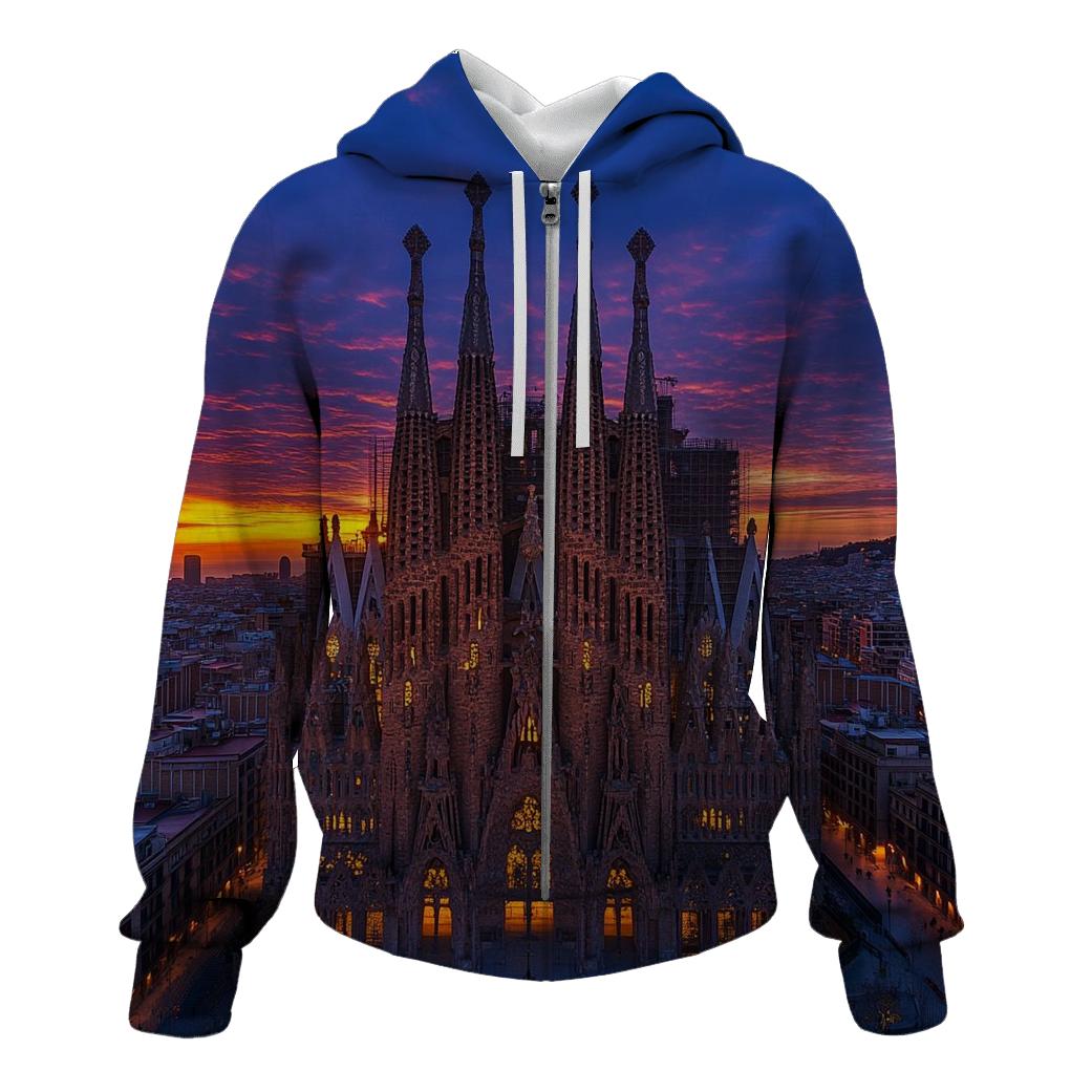 Sagrada Familia - Barcelona custom hoodies