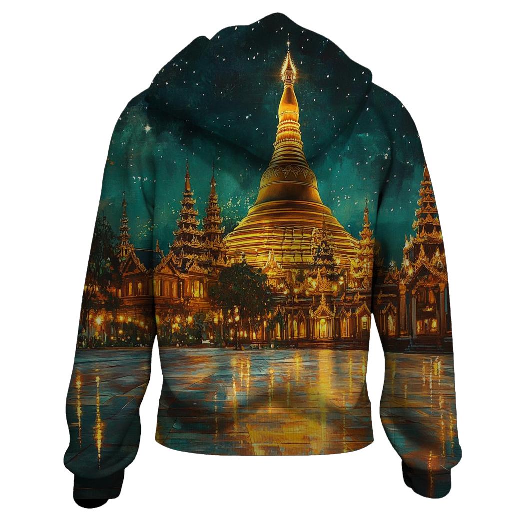 Shwedagon Pagoda - Yangon hoodie trends