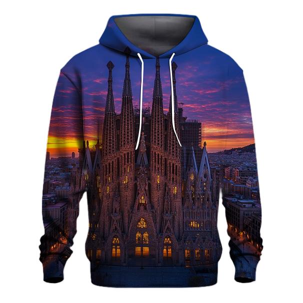 Sagrada Familia - Barcelona graphic hoodies