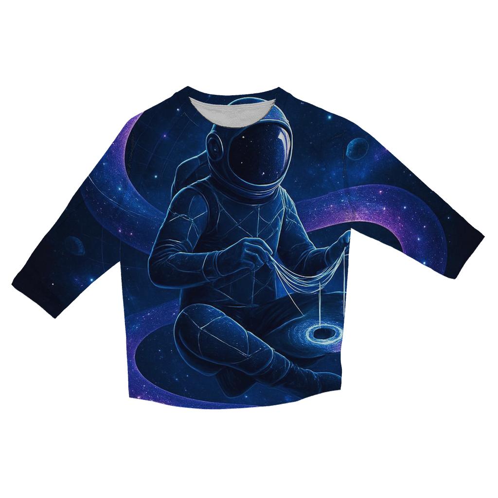 The Gravity Loom Astronaut printed three quarter sleeve shirts